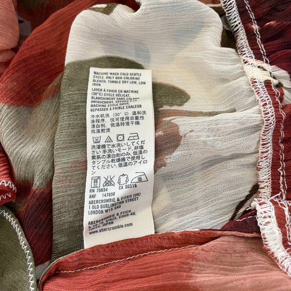 NWT Abercrombie & Fitch Floral Lace Cami Top - Picture 10 of 10